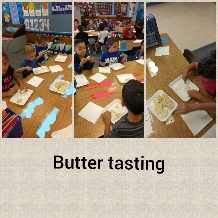 MapleROAR's tweet photo. Making butter in Mrs. Cass's class #MapleROARs #IMPACTtheFutureHUSD https://t.co/fub9yXNJTJ