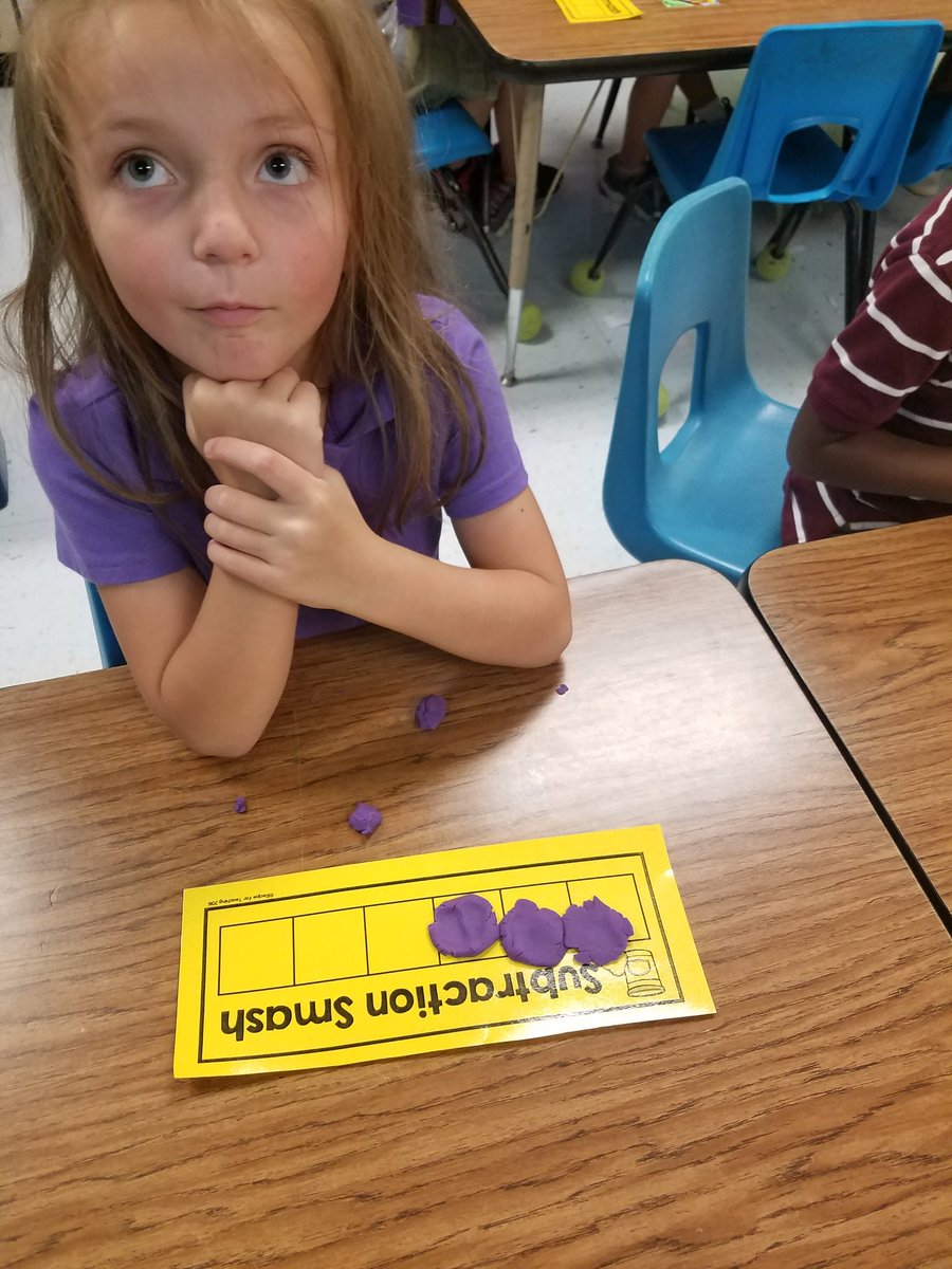 Smash It math today with play dough! Who says Kindergarten can't do subtraction?!!
#BeTheOne #iamwfisd