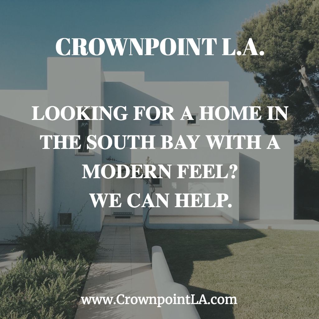 Looking for a home in the South Bay with a modern feel? We can help you find the home of your dreams. Or build it. #CrownpointLA #LosAngeles #SouthBay #PalosVerdesEstates #RanchoPalosVerdes #RollingHillsEstates #RealEstateAgent #PropertyFinders bit.ly/2GEXxUR