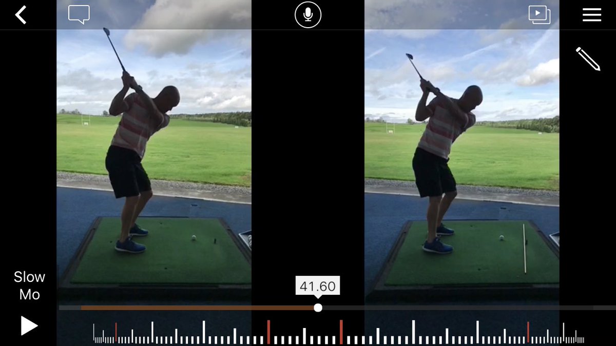 jamesrobbogolf's tweet photo. Impressive improvements in a 30 min lesson today. Going from a slicer to flushing it with more yardage. A few simple adjustments to get the downswing on plane and improve path massively #Better18 #BetterGolf #BetterPath https://t.co/mSPFL1mQoW