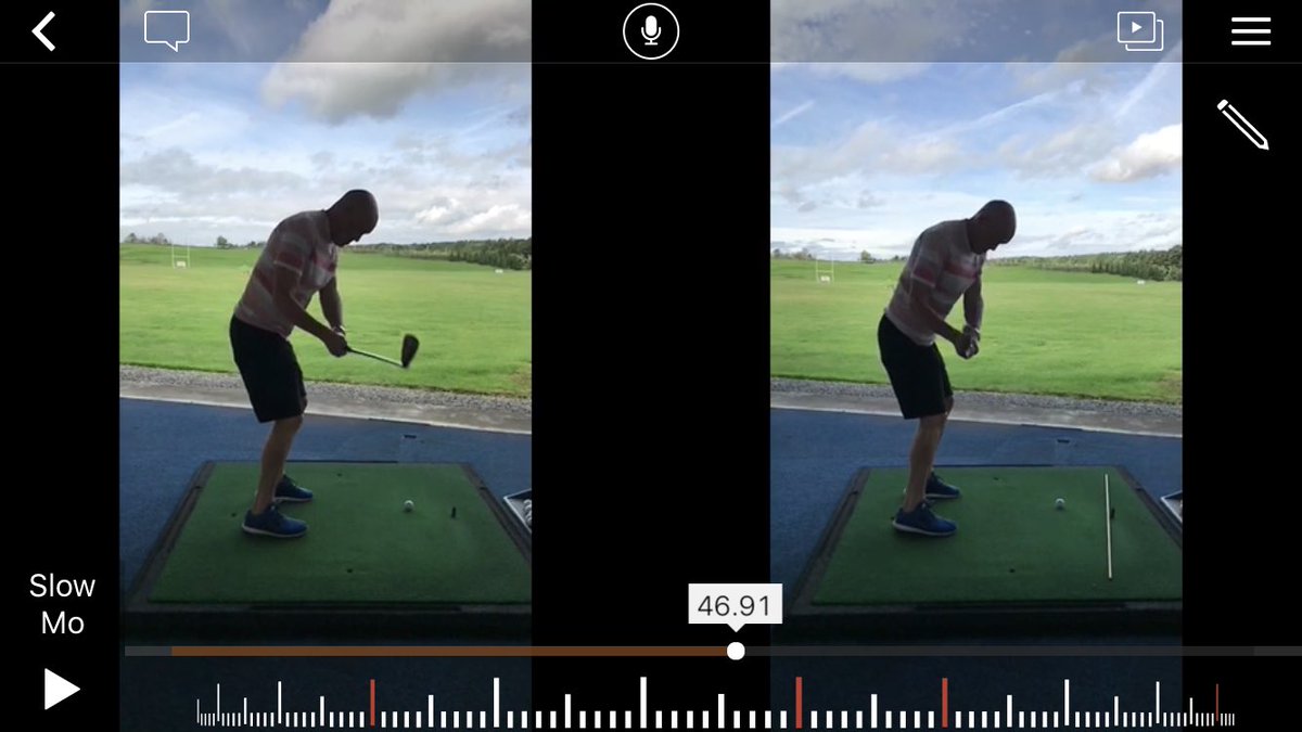 jamesrobbogolf's tweet photo. Impressive improvements in a 30 min lesson today. Going from a slicer to flushing it with more yardage. A few simple adjustments to get the downswing on plane and improve path massively #Better18 #BetterGolf #BetterPath https://t.co/mSPFL1mQoW