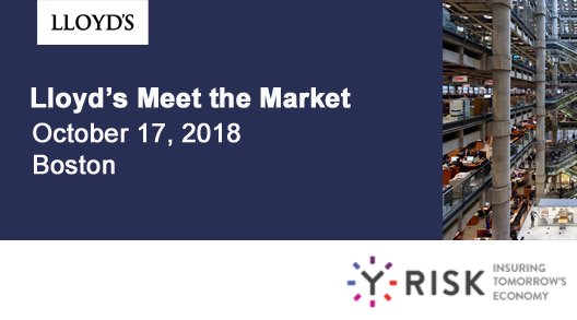 Team_YRisk's tweet photo. Come visit our Y-Risk “box” at Lloyd’s Meet the Market Boston. Learn more about our products and capabilities as a Lloyd’s coverholder. Register here for Oct 17 event: https://t.co/IGlHjf7u2y #cyberinsurance #cyberrisk #sharingeconomy #lloydsevents https://t.co/MlpNxU9EPh