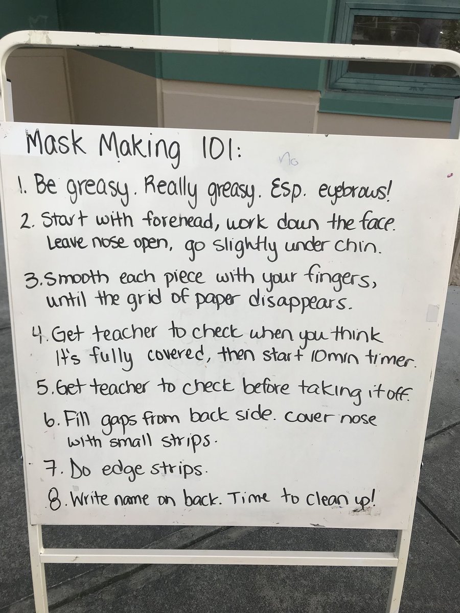 CCSS grade 8’s working on their #pbl identity mask projects. #sd68 <a href="/abeerling60/">Ashley Beerling</a>