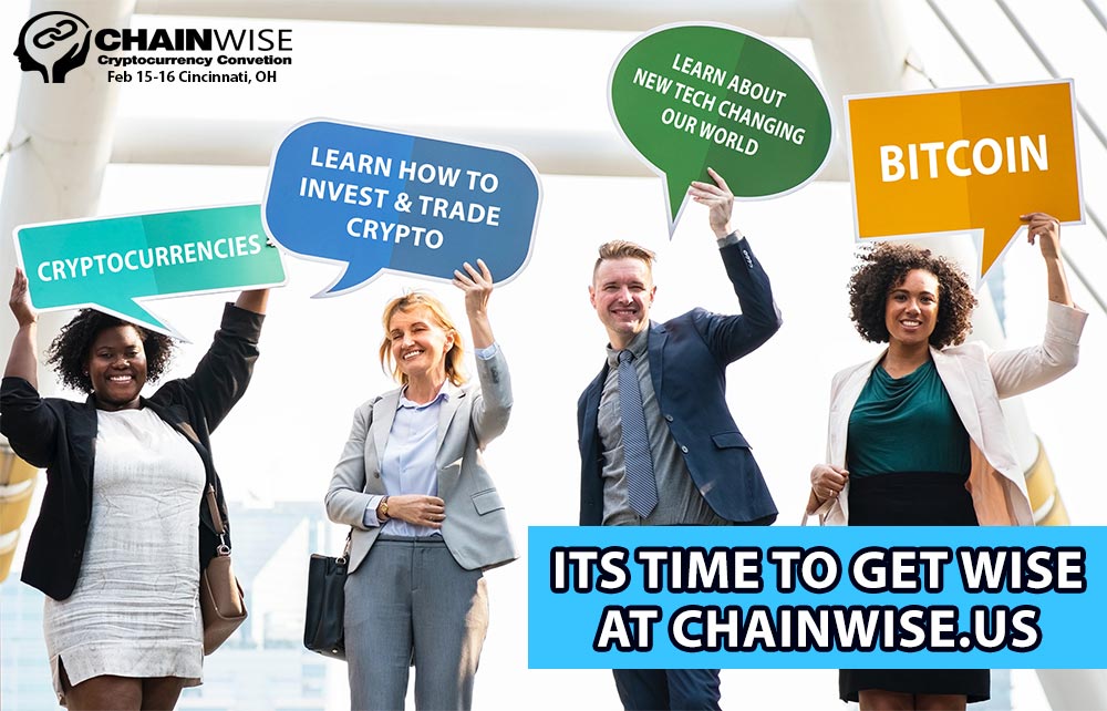 jasonappleton's tweet image. It's time to #GetWise at #ChainWise Tag your Favorite #Crypto project and lets get them on board for #MassAdoption in 2019! Reserve your Exhibit Booth Now: goo.gl/forms/xsafwEke…