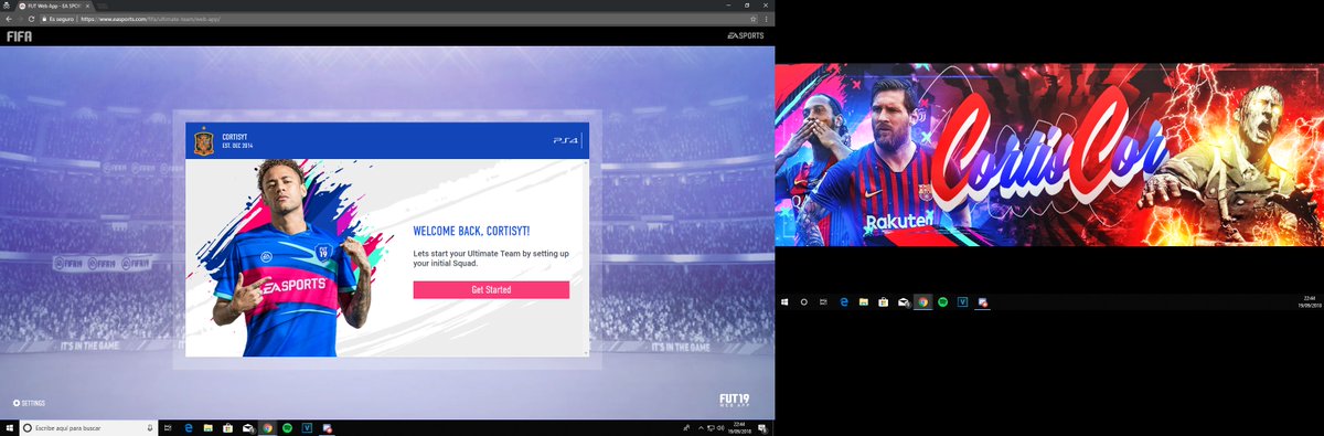 cortiscor's tweet image. ¡¡YA VA LA WEB APP!!  #FIFA  #FifaWebApp #fifa19
