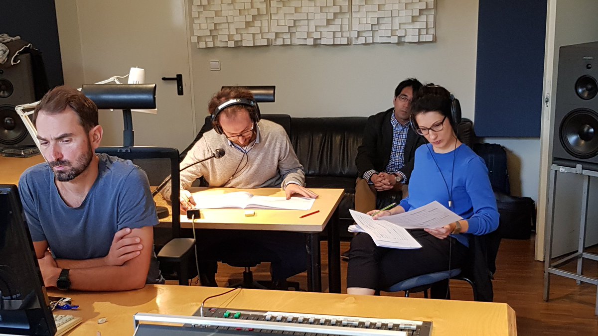 zafraanski's tweet photo. Enjoying the late summer in Berlin? Yes, but also the hard work at #Teldex Studio and the recording of "Ins Offene" by #LulaRomero with conductor #PremilPetrovic for Edition Zeitgenössische Musik / #Wergo! To be released in 2019, stay tuned... https://t.co/tmDYBTKW9D