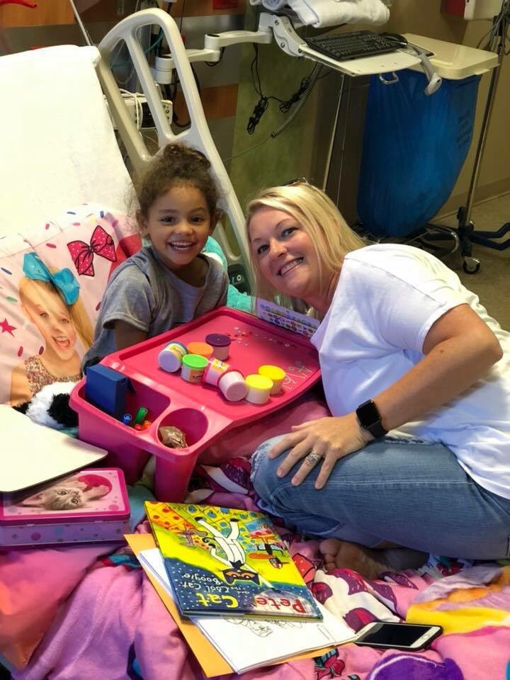 kellwall1978's tweet photo. Prayers for my sweet A’Vahlynn!!! #childcancerawareness #wewillbeatit https://t.co/99Zr2bPk5q