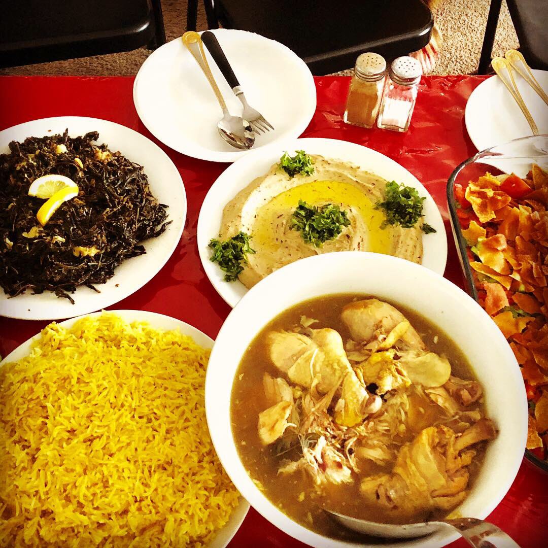marivisoliven's tweet photo. Took my 1st #SyrianCooking class & ate my 1st Syrian meal recently. #Refugees and #immigrants - we are the salt of the earth and the spice of life. https://t.co/jew7eBzlU5