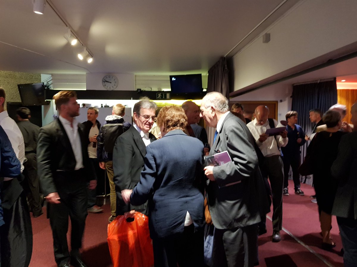 londonsymphony's tweet photo. A toast to Lennox Mackenzie at the end of tonight's concert. Refreshments provided by our official drinks partner @ChapelDownWines to help see him off in style. https://t.co/nAWycnUk3B