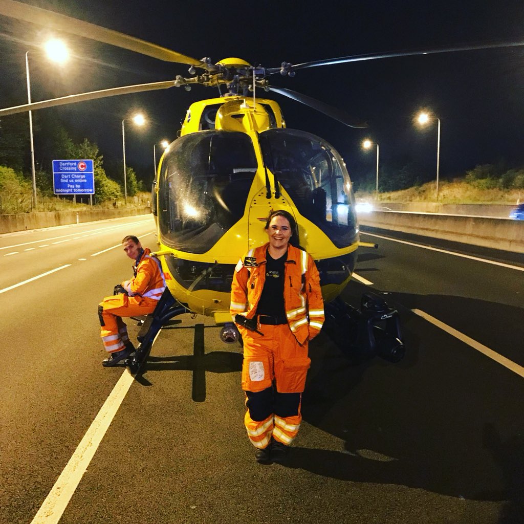 #clunkclickeverytrip #DriveSafe #M25 #HEMs a very busy night for Akos and I on Anglia2