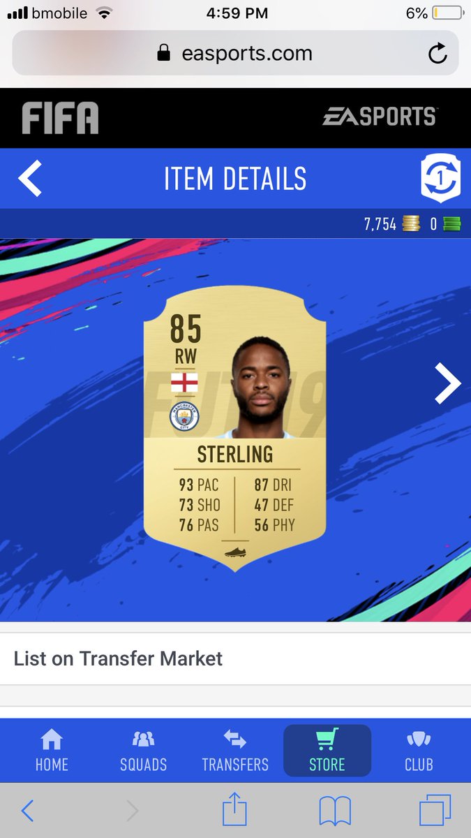 Kristov11's tweet image. #FifaWebApp actually works.. #fifa19