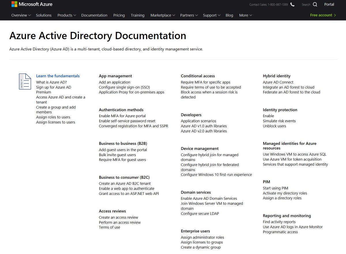 Alex_A_Simons's tweet photo. Our new #AzureAD Documentation Home page went live today. Check it out - MUCH easier to go directly to the content you are looking for! https://t.co/VMjzG9ShH0 https://t.co/9YWmWAj9qE