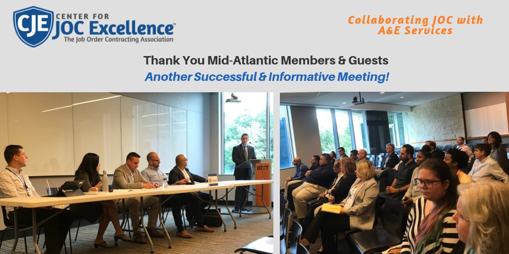 JOCExcellence's tweet image. CJE Mid-Atlantic Chapter Held Another Successful Event!  #howtoJOC #jobordercontracting