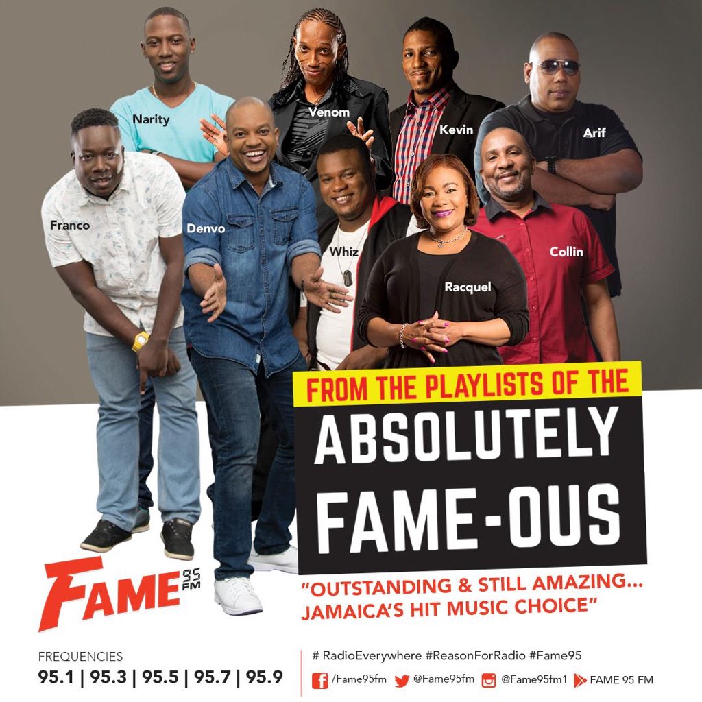 BLAZIN FAME95FM on Twitter: "FAME95FM The Absolutely#FAME_OUS Team Join us LIVE or via our FAME95FM Application powered by Zeno Media. #RadioEveryWhere #ReasonForRadio / Twitter