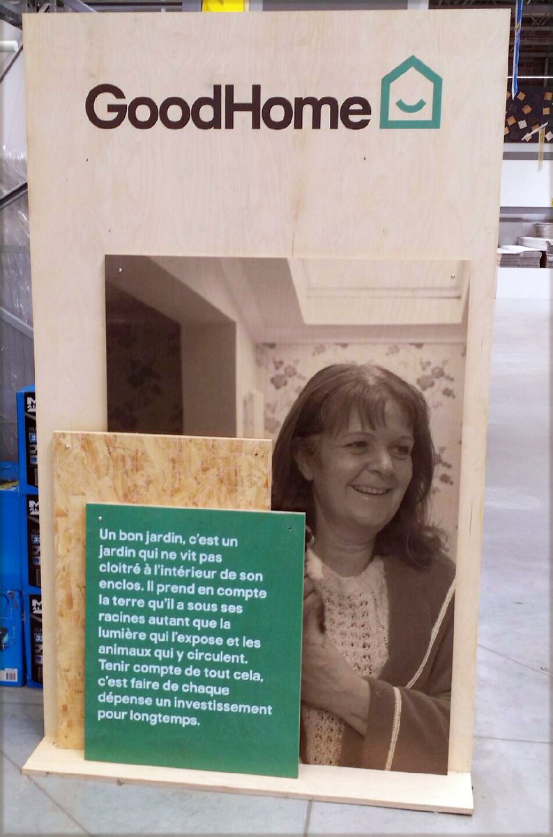 RBJoff's tweet photo. Nouvelles images du #Castorama version #GoodHome  qui est en train de naître à Hénin. A noter toutes les professions de foi qui accompagnent les univers  comme "et si on rendait tout plus simple ?" ... comme le sourcing One #Kingfisher ?  EN tout cas ça a de la gueule ... https://t.co/QxOoz6UYKR