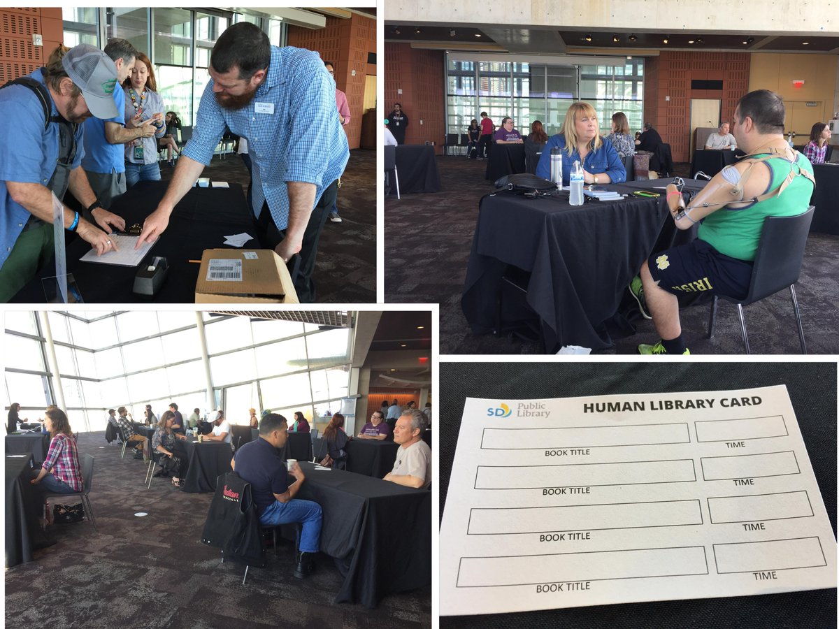 CityofSanDiego's tweet image. This Saturday, check out a &apos;#humanbook&apos; at the San Diego Central Library. Watch our profile of last years event to learn more: facebook.com/CityofSanDiego… Register ahead at sandiego.gov/blog/human-lib… #HumanLibrary