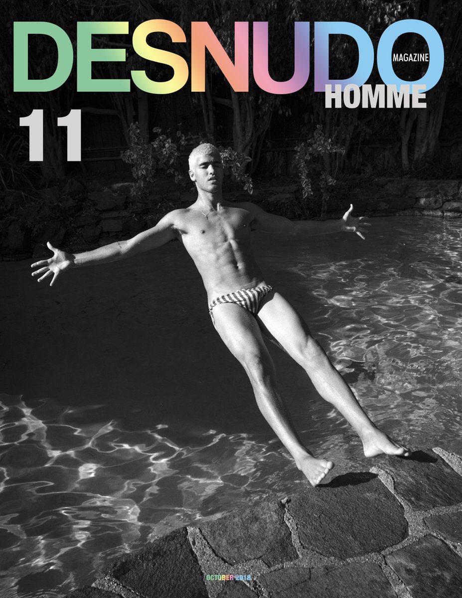 NextModels's tweet photo. E L E V E N β @pietrobaltazar1 covers @DesnudoHomme October 2018. Photography by @DougInglish & styling by Andrew T. Vottero. #NextCovers ππΌββοΈ https://t.co/2RuSmm4rZN