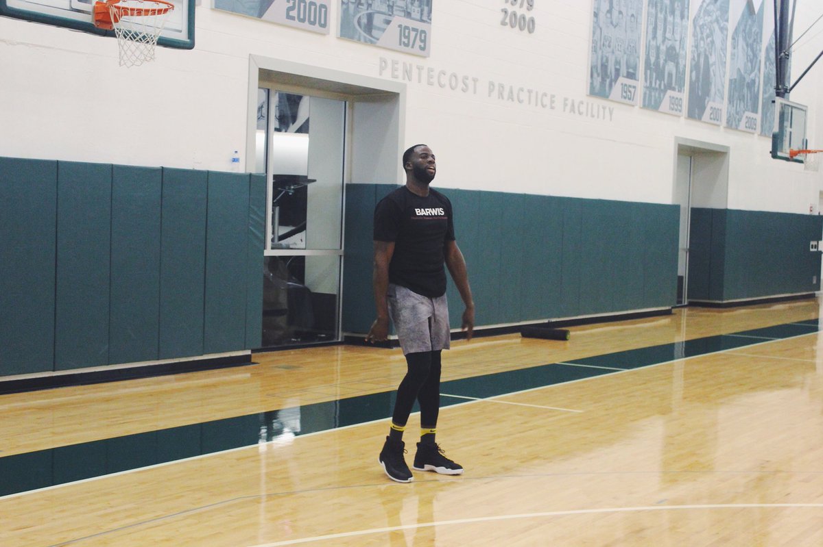 Happy to have our guy <a href="/Money23Green/">Draymond Green</a> home before the <a href="/nba/">NBA</a> season kicks off! 

#SpartanDawg