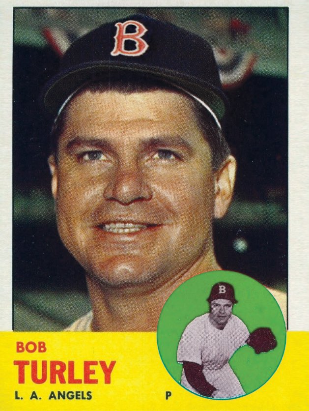 Happy birthday to former Boston Red Sox pitcher Bob Turley. The 3x all-star pitched for the in 1963. 