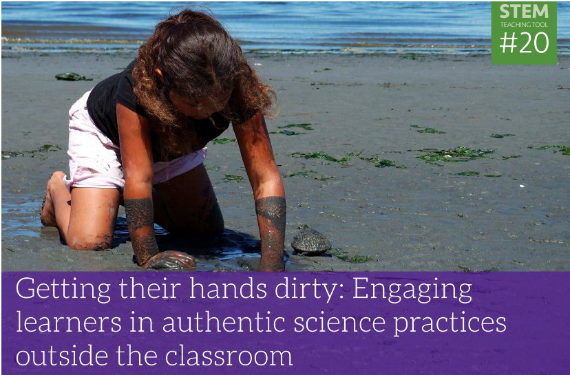 STEMTeachTools's tweet photo. Children can learn science by getting their hands dirty. Bundle up and go outside! https://t.co/482RX4dMhy #NGSS https://t.co/aYYk97zwG1