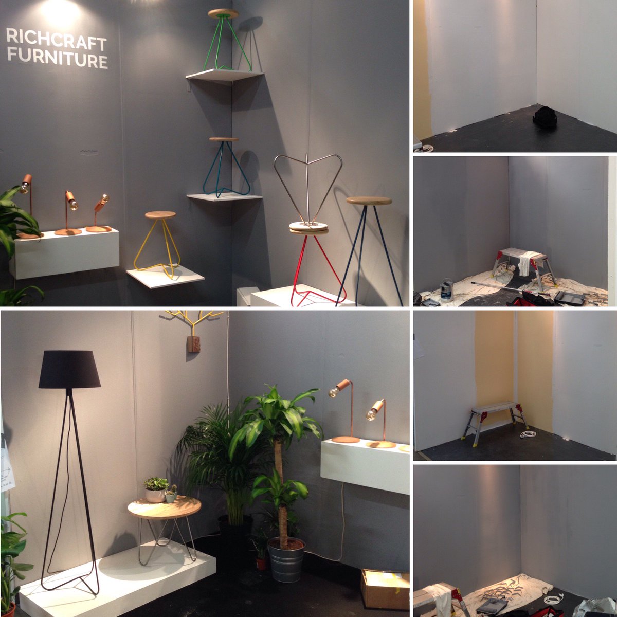 Stand coming along. Come and see your local furniture maker at the London Design Fair this weekend! <a href="/Crouch_End/">Crouch_End</a> #madeatblackhorse #exhibition #LDF18 #londondesignfestival