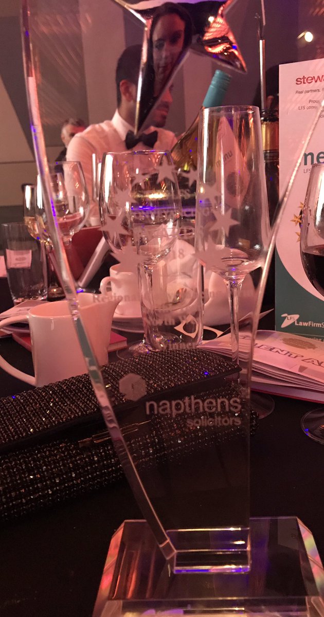 SarahBarnes111's tweet photo. Our award! #napthensllp https://t.co/RfyiJXTBng