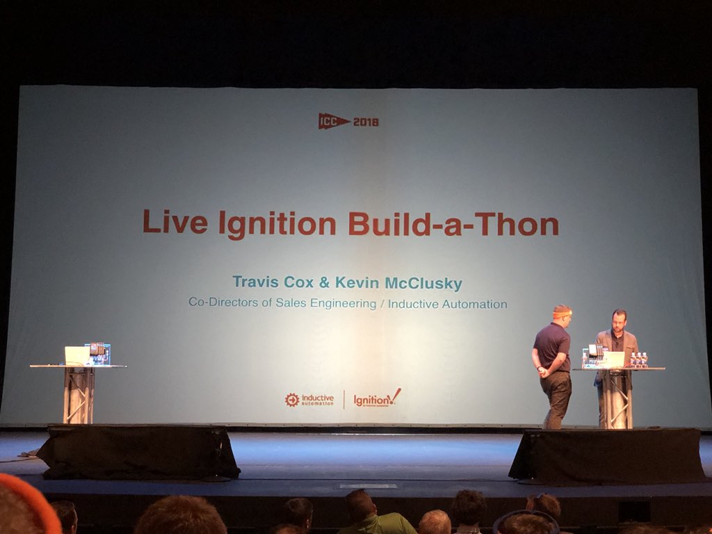 Arun_Opto22's tweet image. Team Travis or Team Kevin? “Build-A-Thon” competition at #ICCLead with @opto22 groov EPIC about to jump off! @InductiveAuto @CirrusLink #MQTT #IIoT