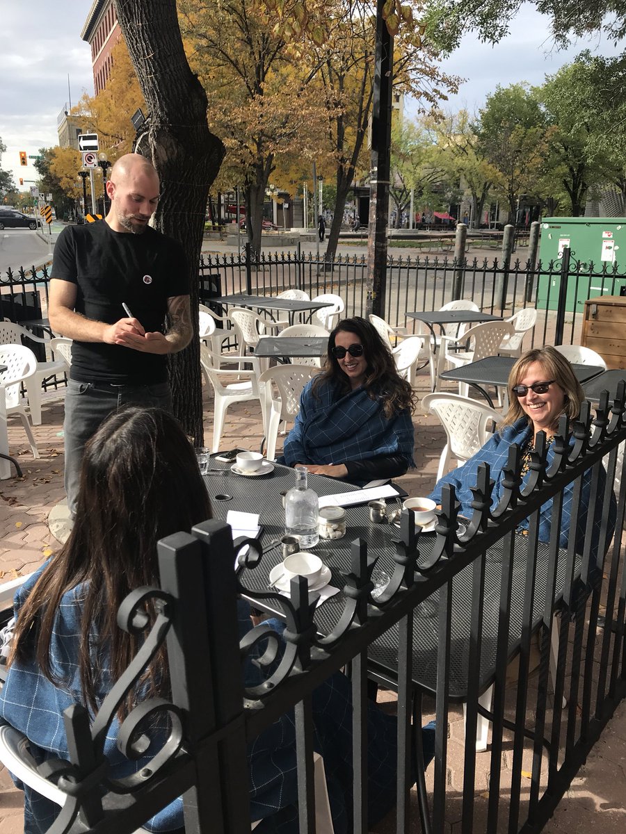 546arch's tweet photo. Blankets (+heatlamps) are the perfect answer to extending patio season into fall. Get outside+enjoy the season! Thank you #Amsterdamtearoom for getting this right. More patios + more blankets please @Ex_District_Wpg @DesignQWpg @TheForks @DowntownWpgBIZ @FenskePeg @TheWpgChamber https://t.co/85NWg7VwnT