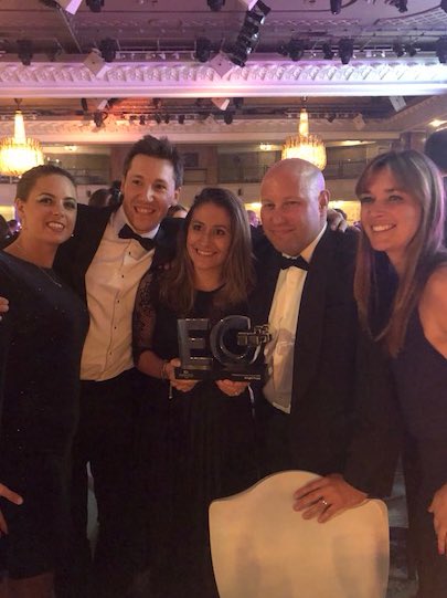 Massive congrats to the Knight Frank team for the Alternative Sector Award - awesome result! #knightfrank #EGAwards18