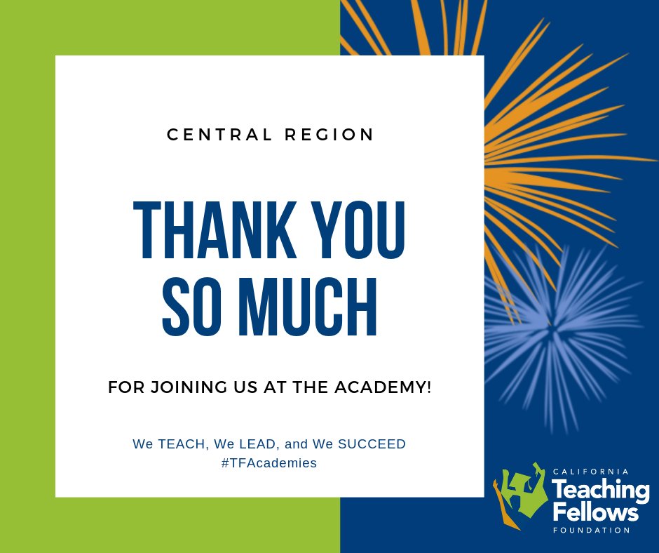 CaTeachFellows's tweet photo. CENTRAL REGION! Thank you for coming out to our #TFAcademy!
We hope everyone had a great time and learned how to spread magic in the classroom from our keynote speaker @_MagicalTeacher! β¨ #CTFFstrong #CTFFAcademies #CentralRegion #NextGenLeaders #TheMagicalTeacher #SpreadMagic https://t.co/7CClei60Vk