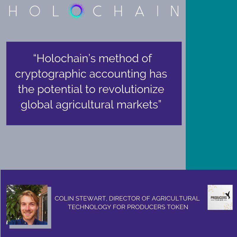 RELEASE:  @ProducersToken  and <a href="/Holochain/">Holochain</a> Partner to Offer Agricultural Producers Easy Access to Cryptocurrencies and Distributed Ledger Technology 

 medium.com/@holochain/pro… <a href="/Medium/">Medium</a> 

#crypto #blockchain #holochain #agriculture #tech #innovation