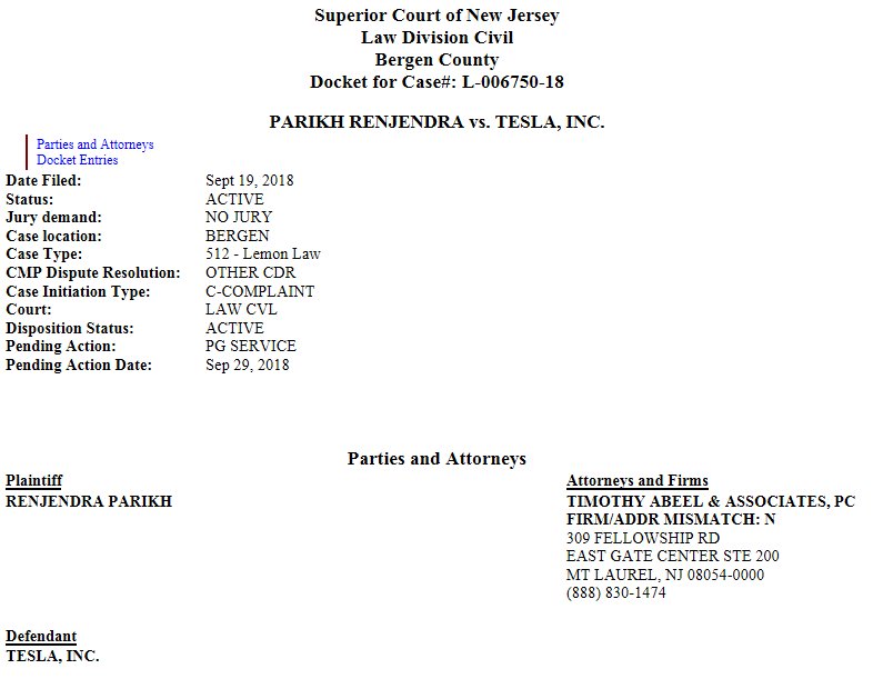 Lemon Law Nj >> Paul Huettner Cfa On Twitter New Tsla Lemonlawsuit But This Lemon Law Nj >> Paul Huettner Cfa On Twitter New Tsla Lemonlawsuit But This