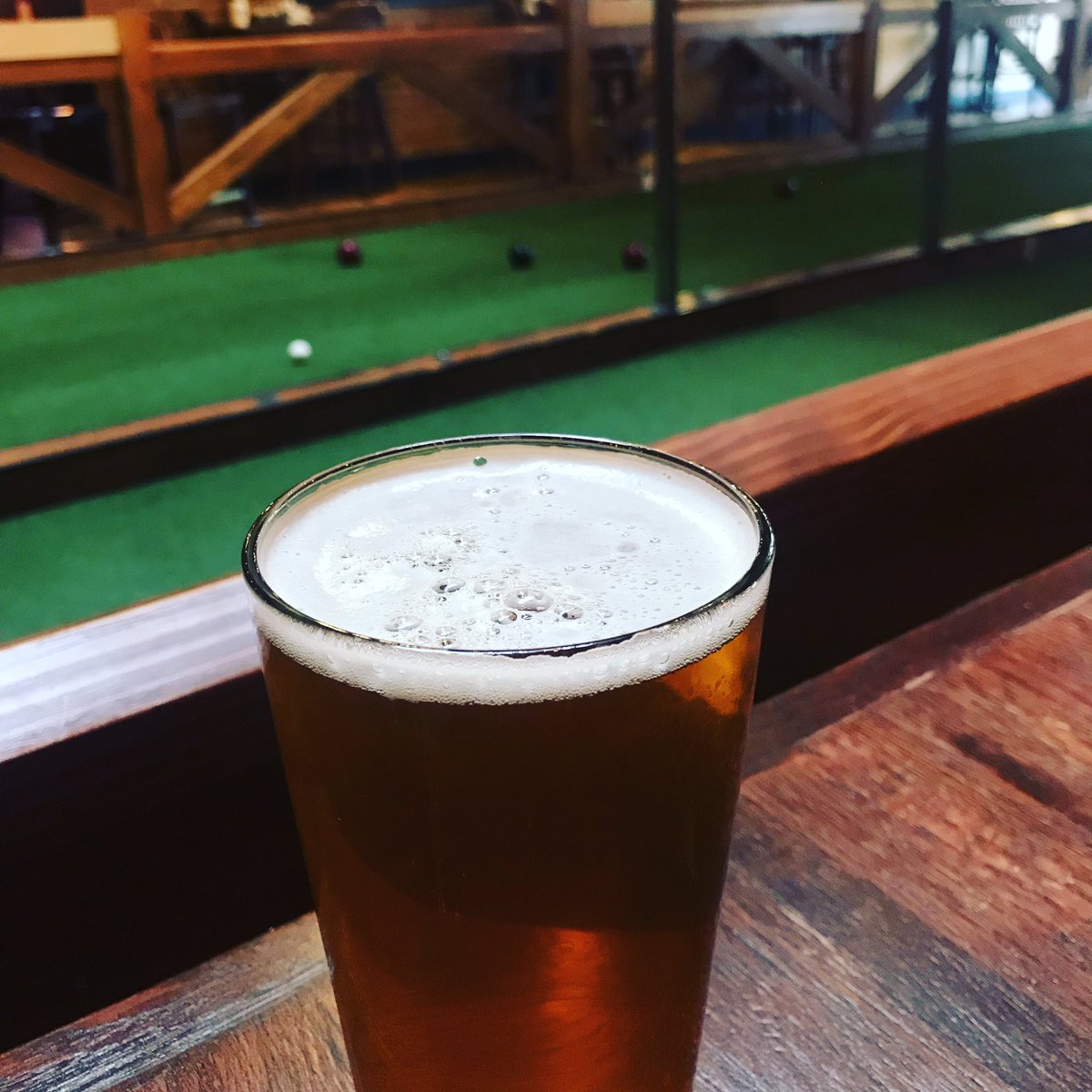 Game Prep with a Lost Highway Mountain Coast IPA. About to take over the Bocce Ball Tourney <a href="/rheinhausdenver/">Rhein Haus Denver</a> #gabf #getlostwithus #mountaincoastipa