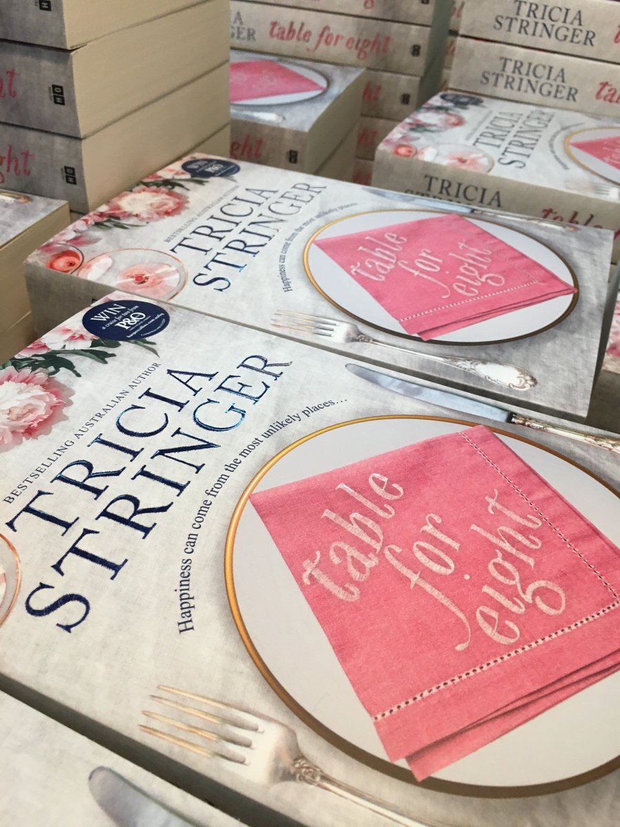 booktopia's tweet photo. Lovely seeing @tricia_stringer yesterday! If you're looking to escape for your next read, try her new novel #TableForEight - a gorgeous and uplifting story of unlikely dining companions thrown together on a glamorous cruise | Signed copies available --> https://t.co/Sucj9YnWsZ https://t.co/NnO8Q7tveU