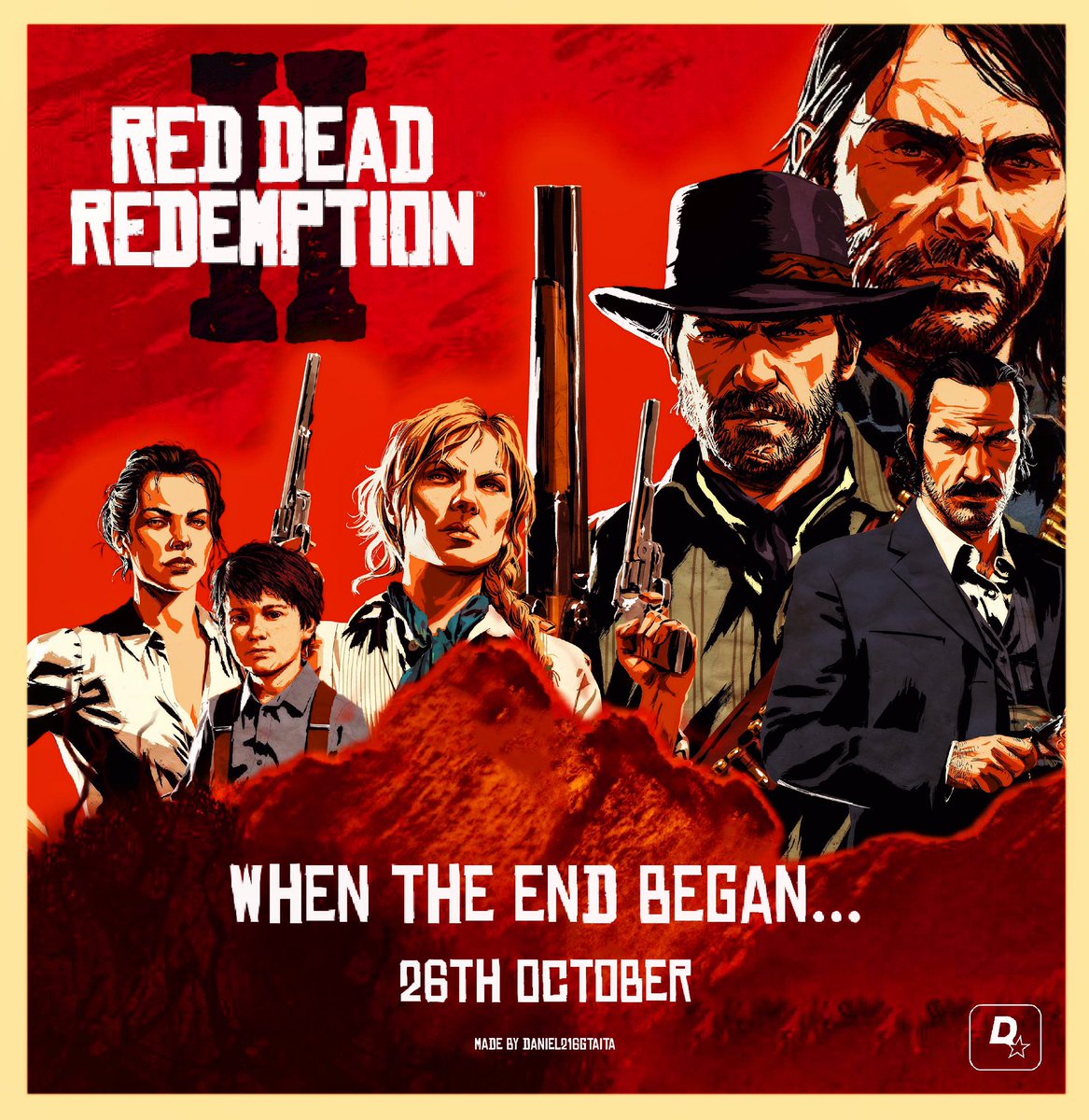 rockstarSArt's tweet photo. Red Dead Redemption II Posters made by me @rockstargames #reddeadredemption2 #reddeadredemption #reddeadseries #reddead #rockstargames #snapmatic #art #artwork #artist #jackmarston #johnmarston #arthurmorgan #grapichdesigner #western #grapich #rdr #rdr2 #artworks #gtaonline https://t.co/YIllfjeHVG