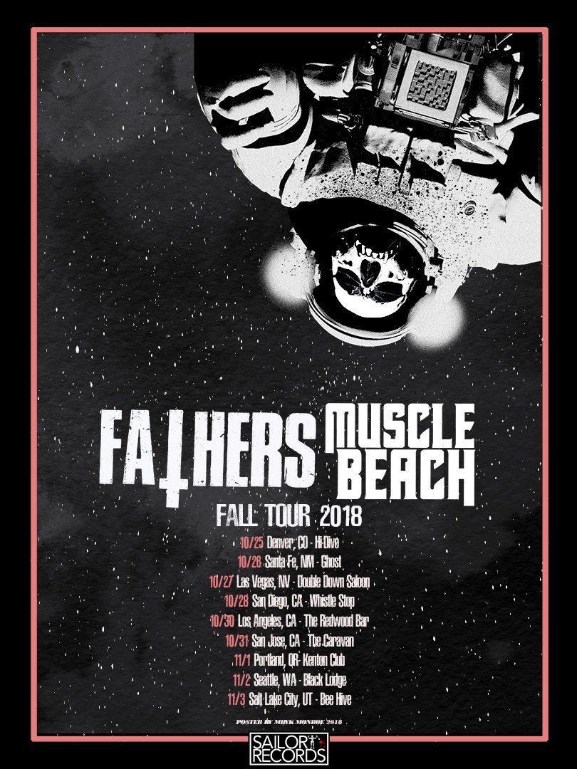 West Coast Invasion, 2018. #fathers #musclebeach #denverisheavier @SailorRecords
