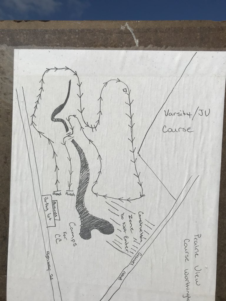 KevinCookie1011's tweet photo. Sometimes I get lost in the details. These two maps represent the same Cross Country course. #same #xcprobs #detailsmatter https://t.co/mYO05SSETI