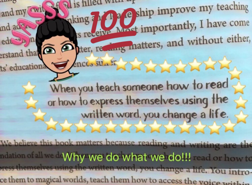 Loving #SparksIntheDark! 
Remembering our role as literacy educators! #WhatsYourWhy #IAmHumble #HumbleISDJOY #Booksnaps