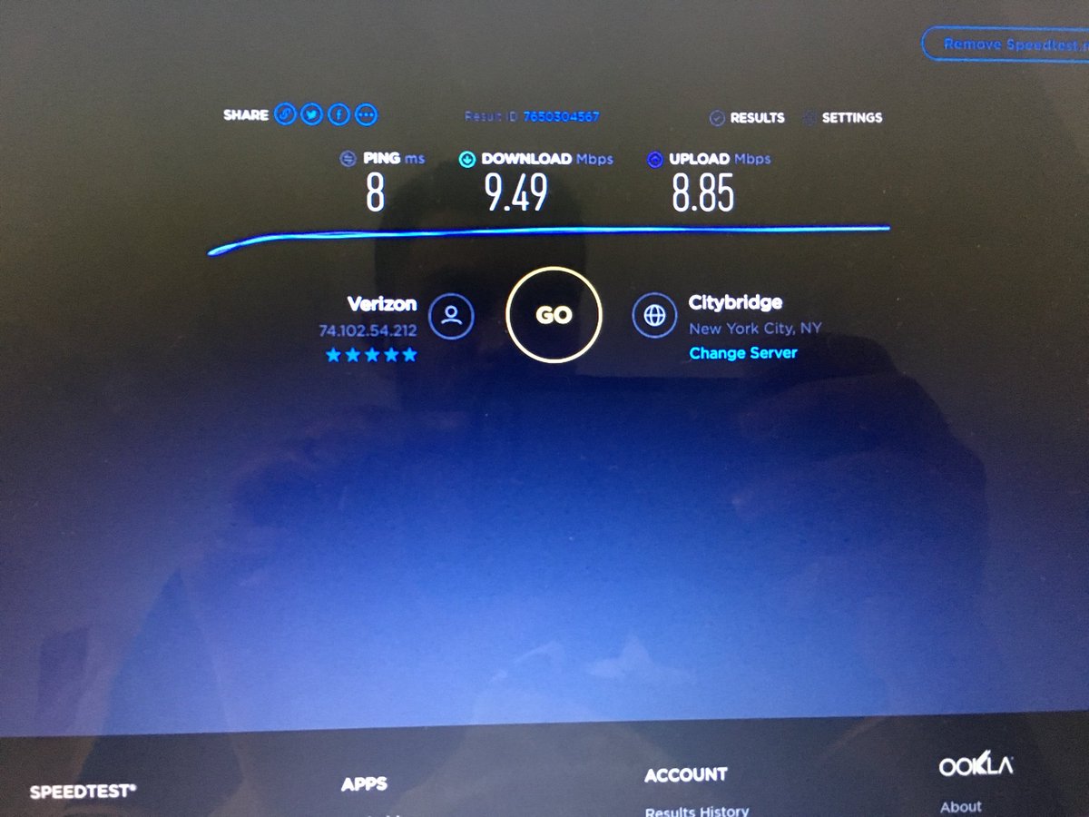 iamkaranpatel's tweet photo. @VerizonSupport little improvement after reboot https://t.co/Yuy8rgBlTa