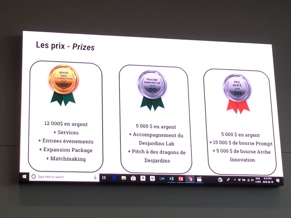 AnjuBis's tweet photo. At the kickoff of #Coopérathon18 #HackingHealth https://t.co/r0OomF0Esl