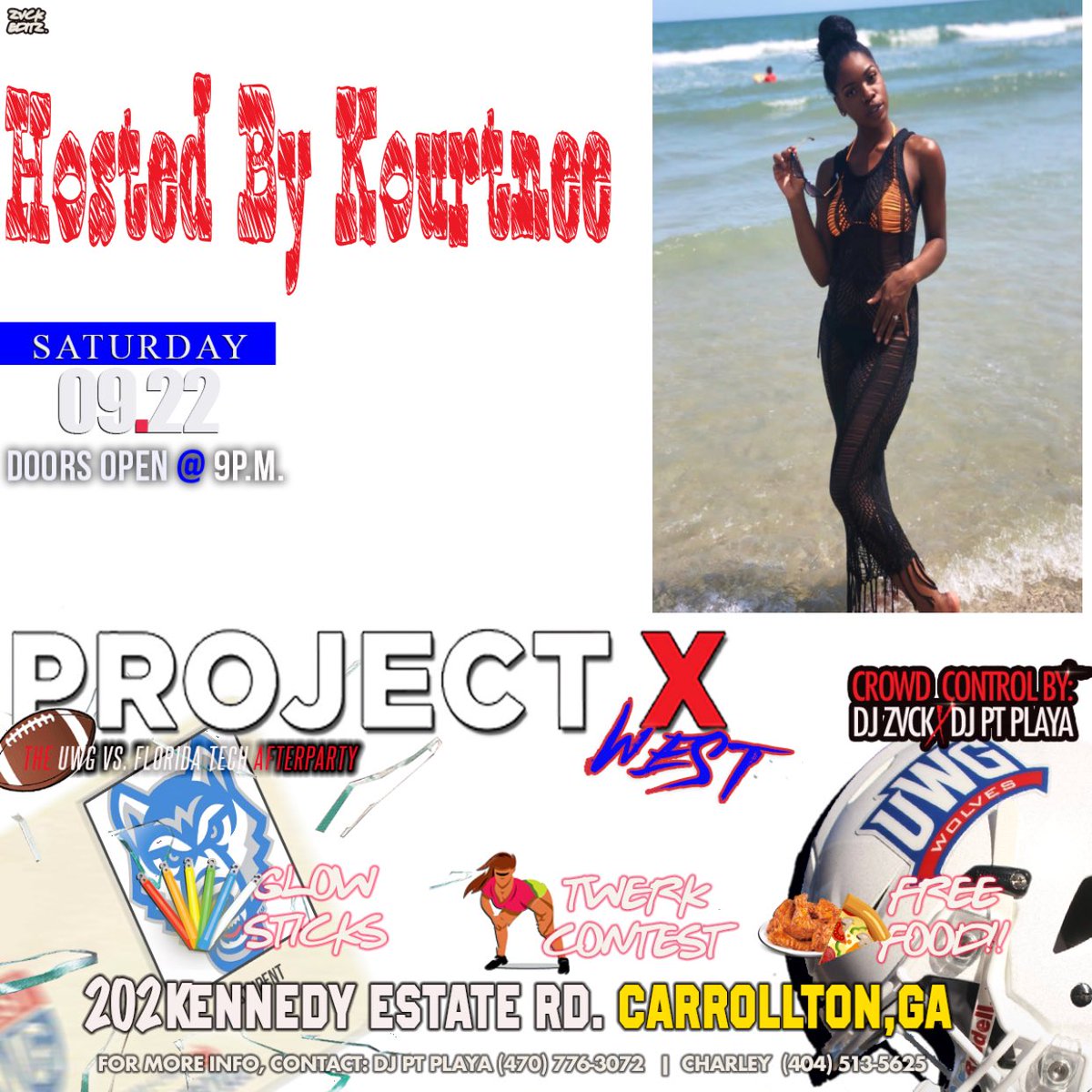 TYGDJSENT's tweet photo. #PROJECTXWEST🎊🎉
Saturday September 22nd
-Glow Sticks 🔦
-Beach Balls & Much More 🤷🏾♂️
This Party Will Be ON SMASH🤮 😰💯
West Georgia Football Game After Party 🏈
#UWG #UWG22
CONTACT @DJPTPLAYA3 https://t.co/7w6toeQbNN