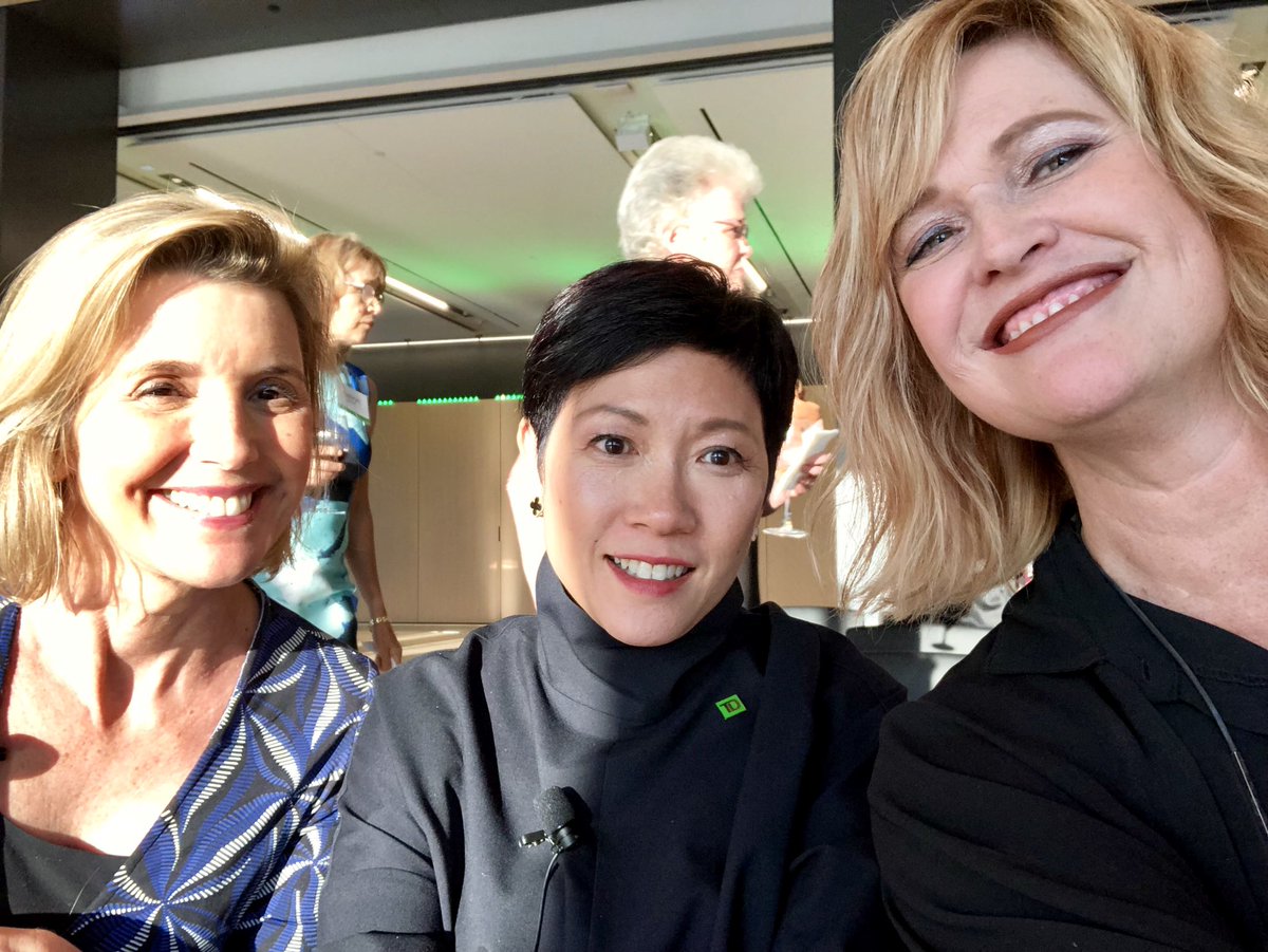 kimparlee's tweet photo. The amazing @SallieKrawcheck speaking at #tdwfc2018 with Rowena :) @RC73089160 https://t.co/sozHx8JBHE