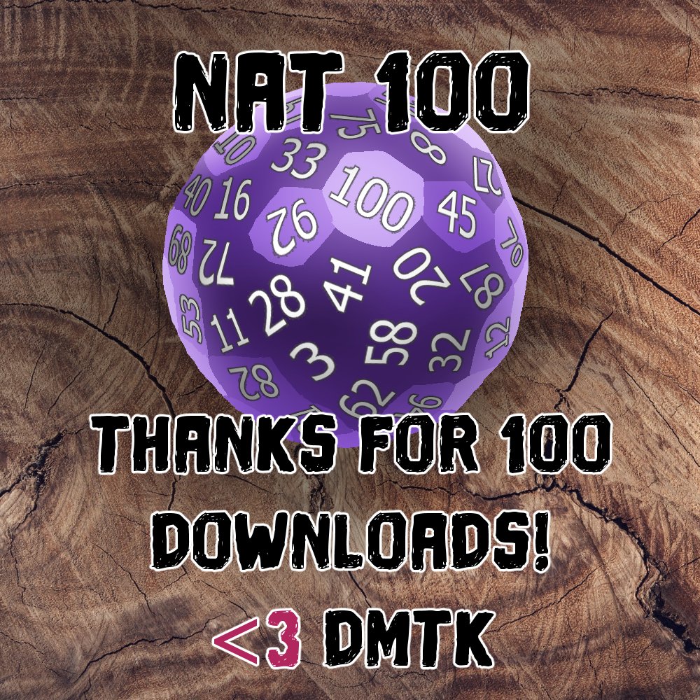 dmstestkitchen's tweet photo. Well look at that! Thanks so much for the support, you guys rock! We can't wait for you guys to hear the finale of our #Endoftheworld Arc tomorrow morning! All the love from everyone here at #DMTK
#podcast #tabletoprpg #nat100 #100downloads https://t.co/nwxtIkkqHO