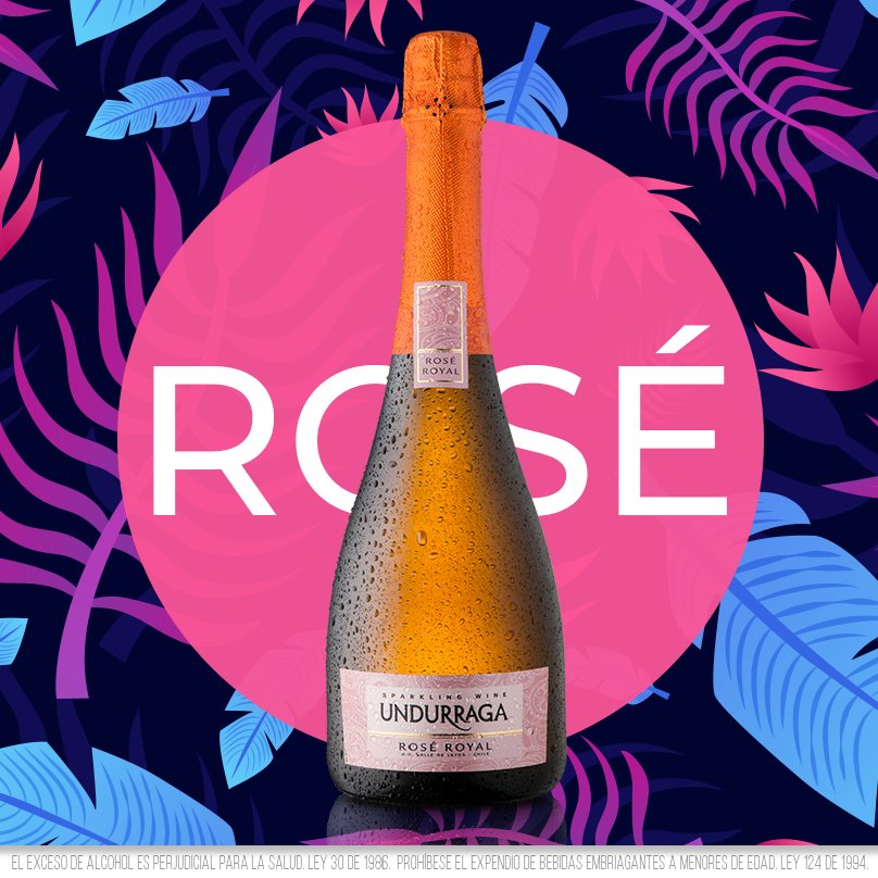 Undurragavinos's tweet photo. La mejor #ActitudSparkling se vive con Undurraga Brut Rosé Royal
.
.
#UndurragaSparkling #ActitudSparkling #sparkling #winetime #wine #Undurraga #instawine #VinoEspumoso #winestagram #WineLovers #vinochileno #vino #VinoEspumoso #awesome #lifestyle #instalike #fun https://t.co/8OF6d9jszB