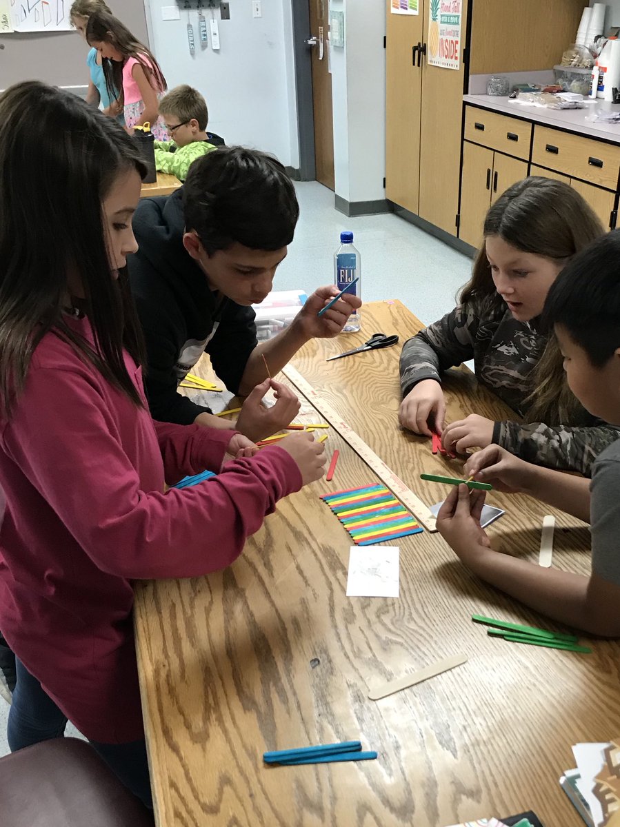 AbbieLight1's tweet photo. Bridge building has begun in Mrs. Light’s science classes! We are discovering some great engineers here at BMS! #BPRD #UnlockYourPotential https://t.co/XURe4u6oul