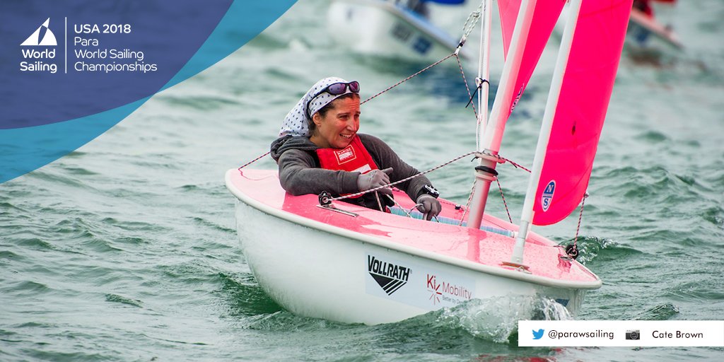 Latest standings in the Women's Hansa 303 after 7 races:

📸 1️⃣ Olga Górnas-Grudzien 🇵🇱, 7 points
2️⃣ Marina Perterer 🇦🇹, 15 points
3️⃣ Violeta Del Reino 🇪🇸, 16 points

➡️ bit.ly/ParaWorlds18-R…

#ParaWorlds18