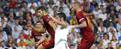 footballitalia's tweet photo. BLOG: #ASRoma rout out of the way
Nobody expected them to get anything from #RealMadrid and that apparently included the #ASRoma players, writes @ginkers https://t.co/aQLmi9eBpd #UCL #RealRoma #RealMadridRoma #rmaasr https://t.co/rGIHDbeKBg