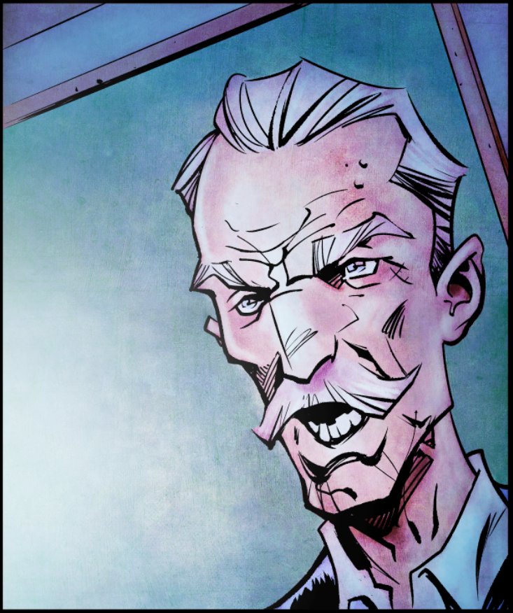 Miskatonic U....Coloring Herbert West graphic novel. #lovecraft #horror #comics