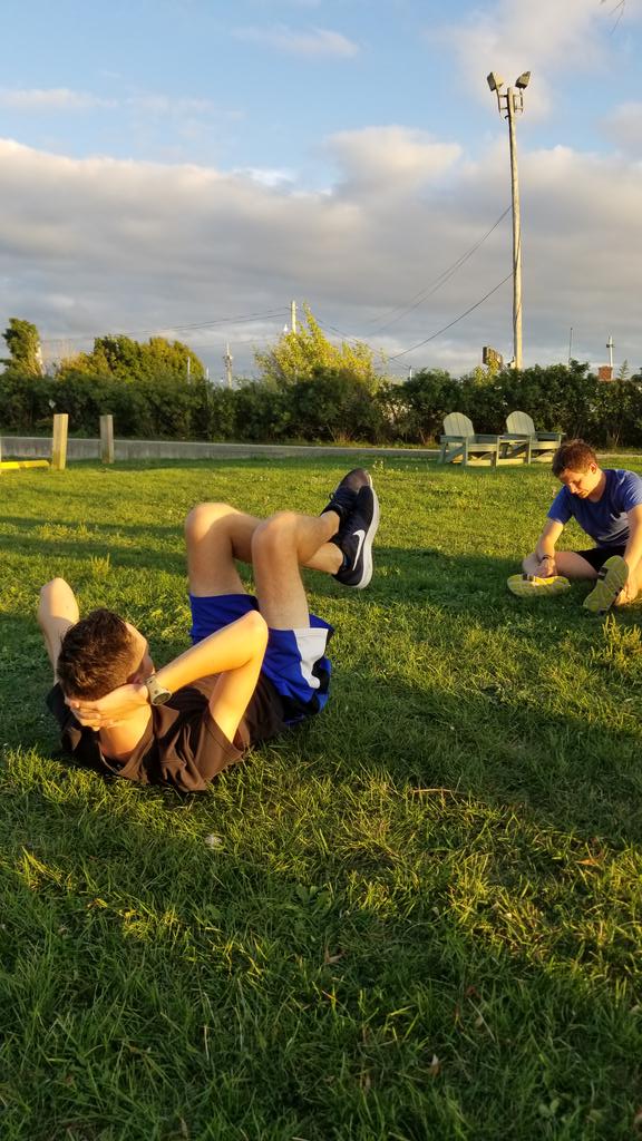 hilbert_xc's tweet photo. Another run and day of core in the books! Getting stronger one day at a time. #XC2018 #TwitterlessMegan https://t.co/oxGZDJBcA3