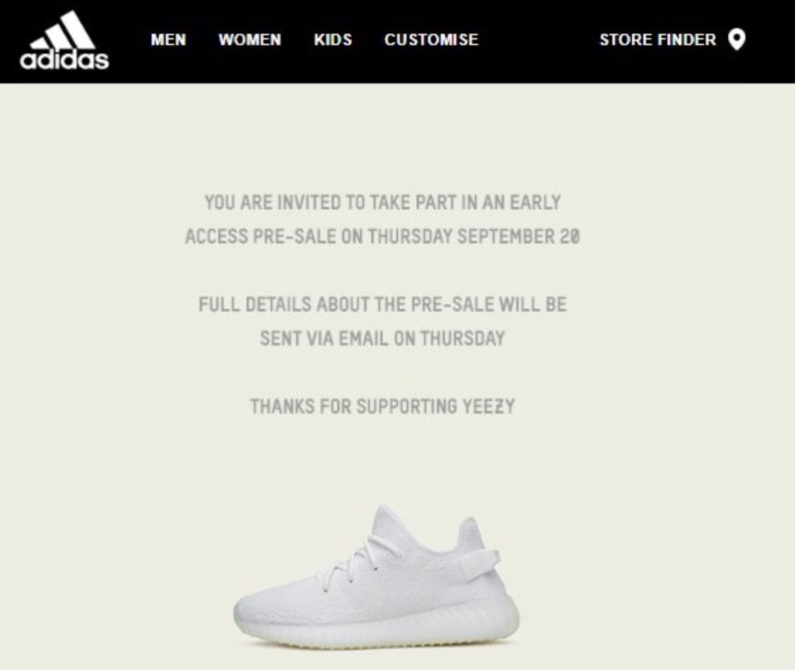 yeezy supply early access
